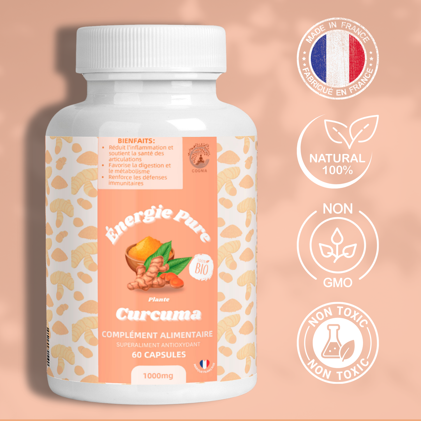 provenance naturel curcuma curcumine 